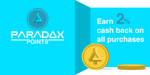Paradox Points - Earn 2% cash back on all purchases!