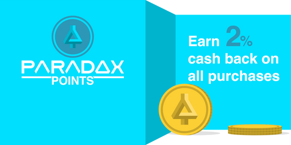 Paradox Points - Earn 2% cash back on all purchases!