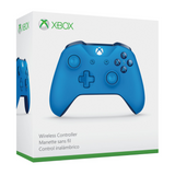 Blue Microsoft Wireless Controller for Xbox One Box - Front