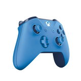 Blue Microsoft Wireless Controller for Xbox One - Left Side