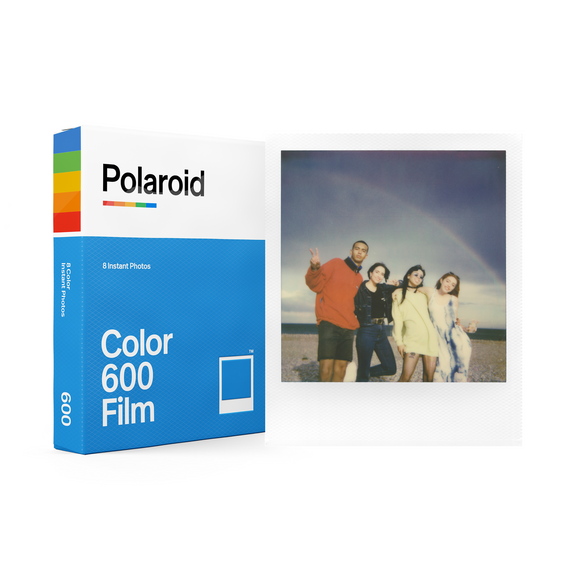 Color Polaroid 600 Instant Film Single Pack Box with Sample Photo