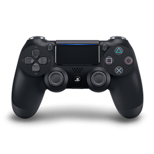 Jet Black Sony DualShock 4 Wireless Controller for PlayStation 4 - Front