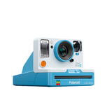 Summer Blue Polaroid OneStep 2 Analog Instant Camera - Angled View