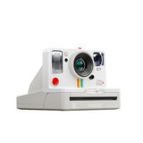 White Polaroid OneStep Plus Bluetooth Analog Instant Camera - Angled View